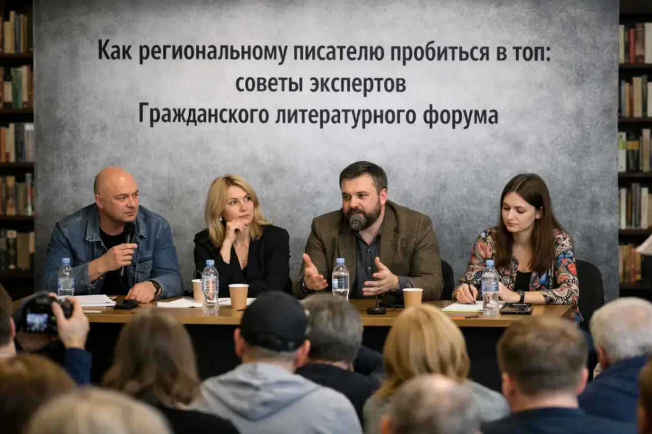 Как региональному писателю пробиться в топ: советы экспертов Гражданского литературного форума
